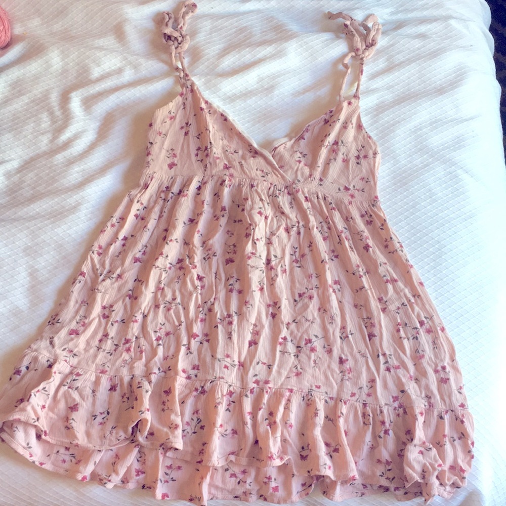 Pale pink summer dress
